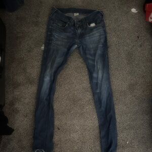 True Religion Dark Blue Denim Jeans
